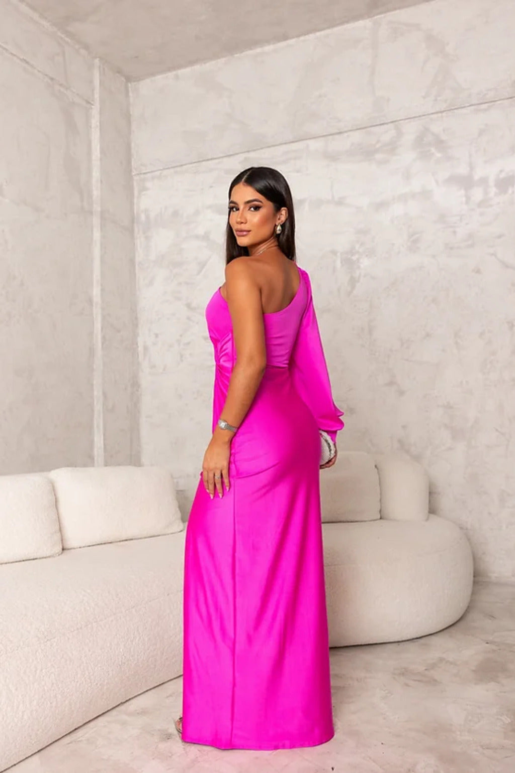 Daniela™ - Vestido Elegante De Noche Con Escote Asimétrico