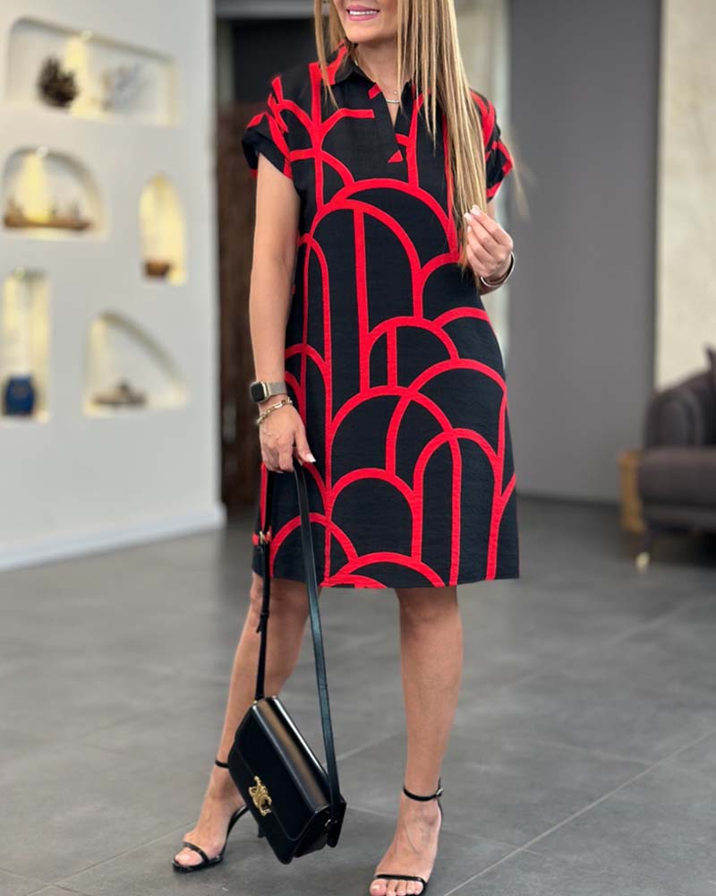 Mireya™ | Vestido Midi De Manga Corta