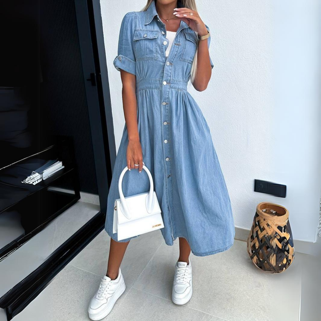 Ariana | Vestido De Denim A La Moda
