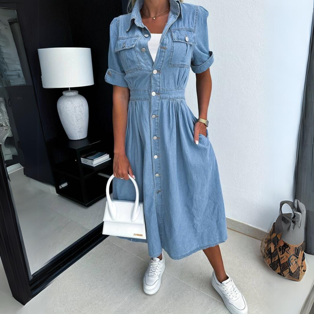 Ariana | Vestido De Denim A La Moda