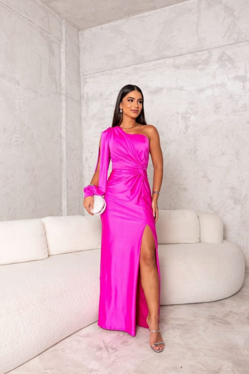 Daniela™ - Vestido Elegante De Noche Con Escote Asimétrico