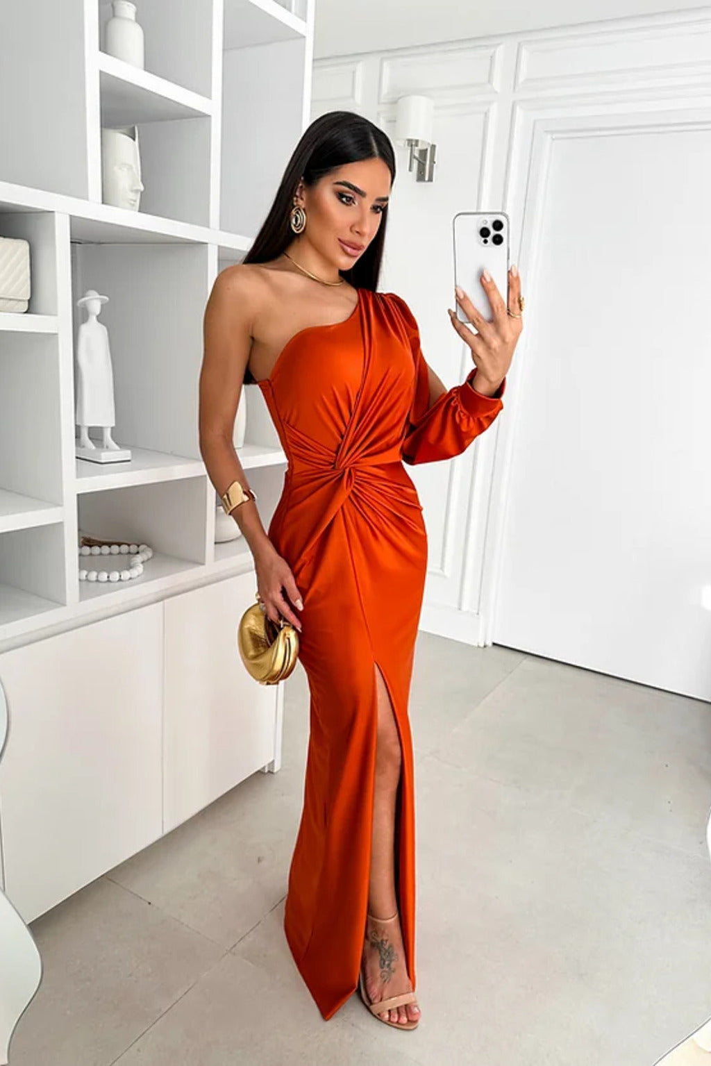 Daniela™ - Vestido Elegante De Noche Con Escote Asimétrico