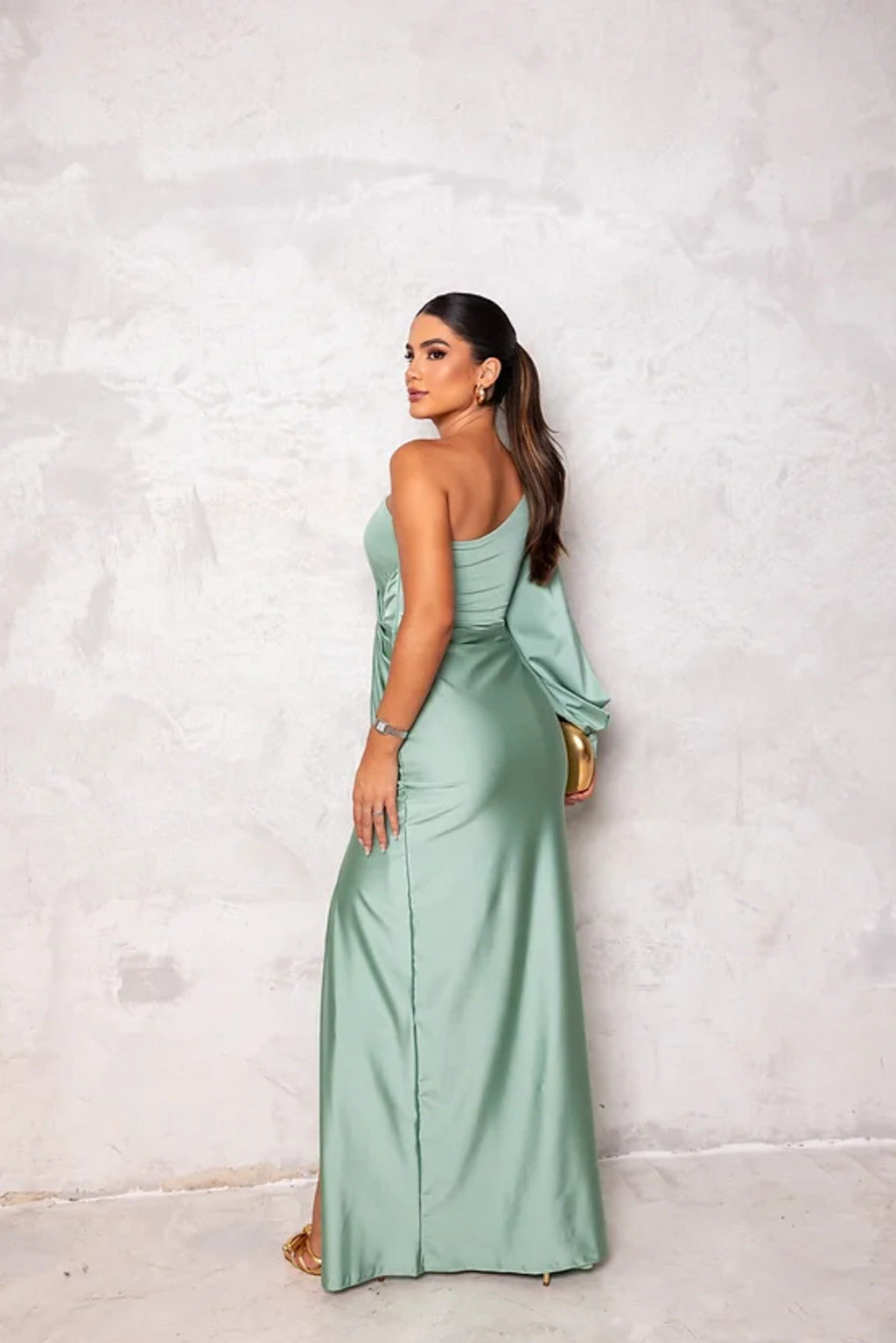Daniela™ - Vestido Elegante De Noche Con Escote Asimétrico