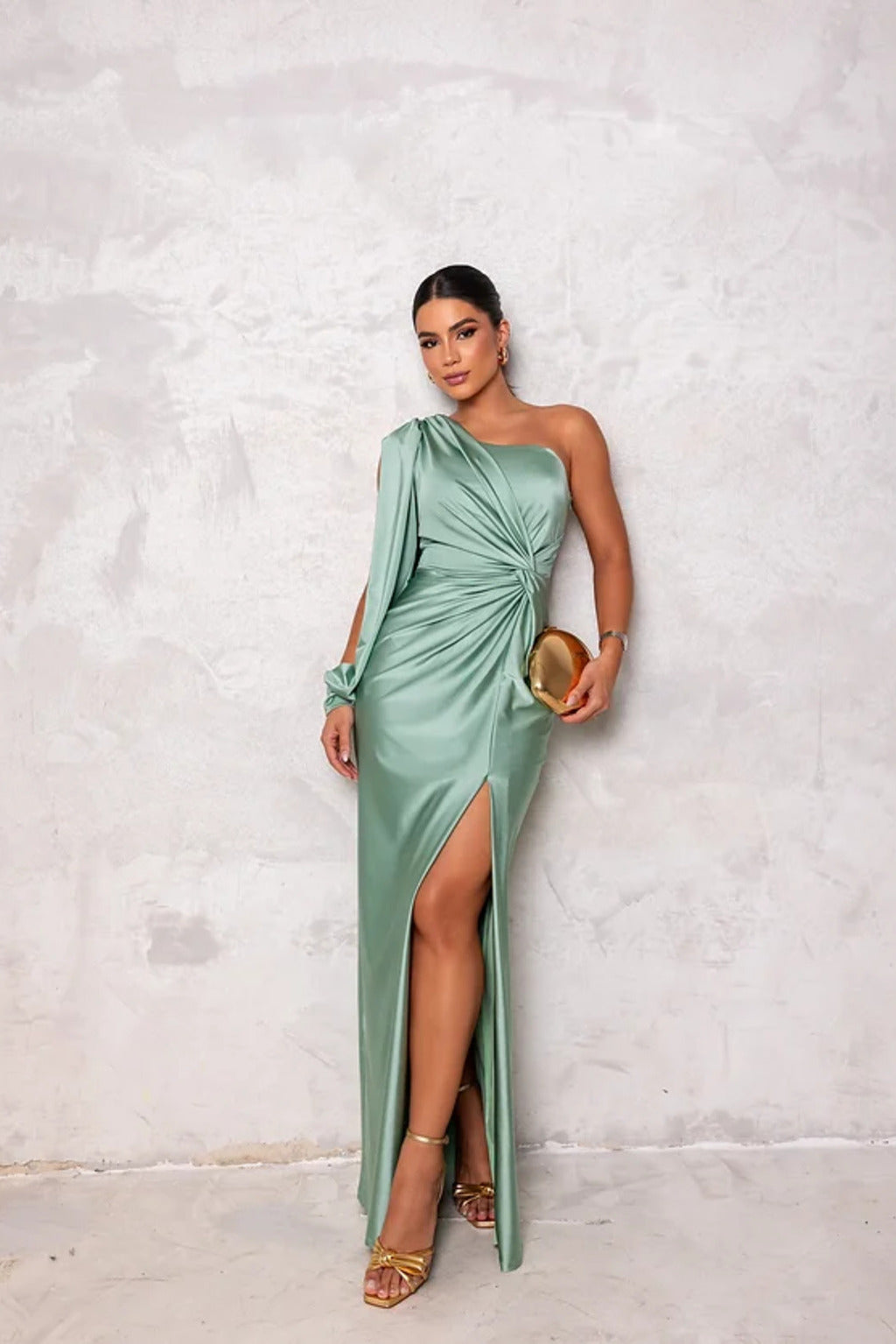 Daniela™ - Vestido Elegante De Noche Con Escote Asimétrico