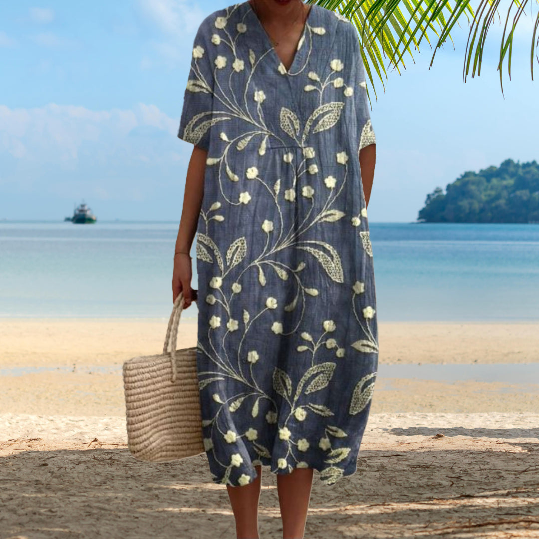 Lorena™ | Vestido De Verano Floral Y Colorido