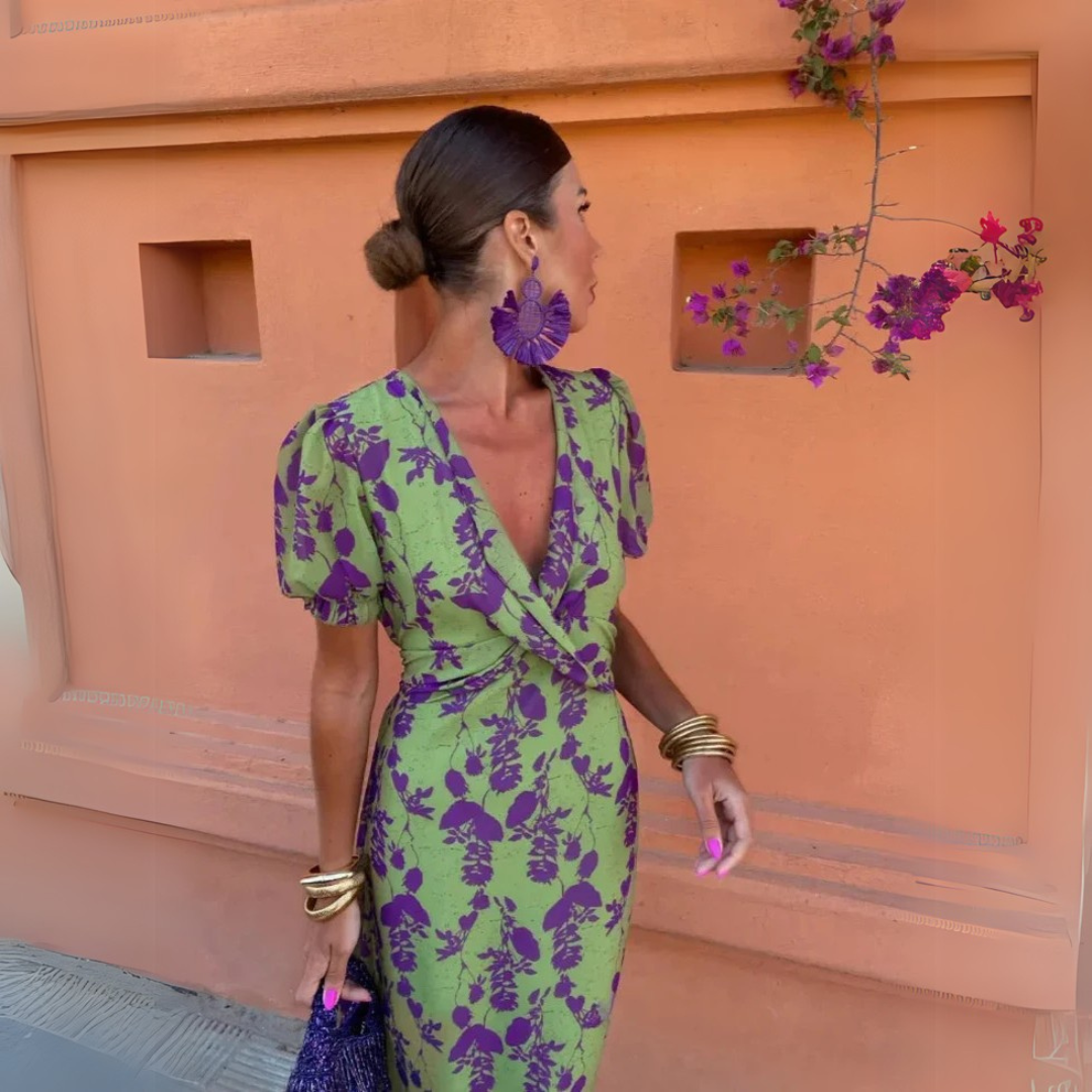 Daniela - Vestido Midi Floral