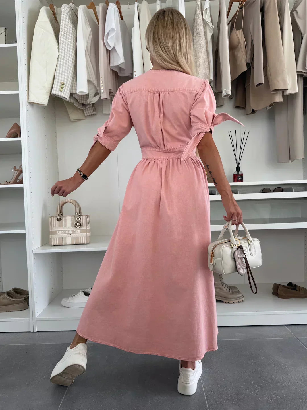 Luna | Vestido De Mezclilla Deslumbrante