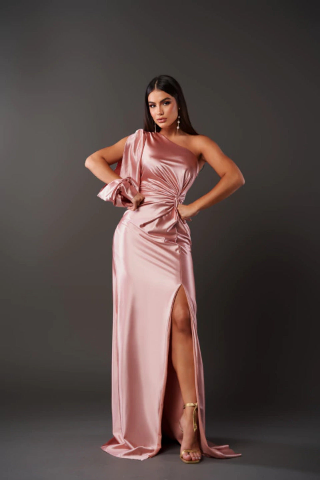 Daniela™ - Vestido Elegante De Noche Con Escote Asimétrico