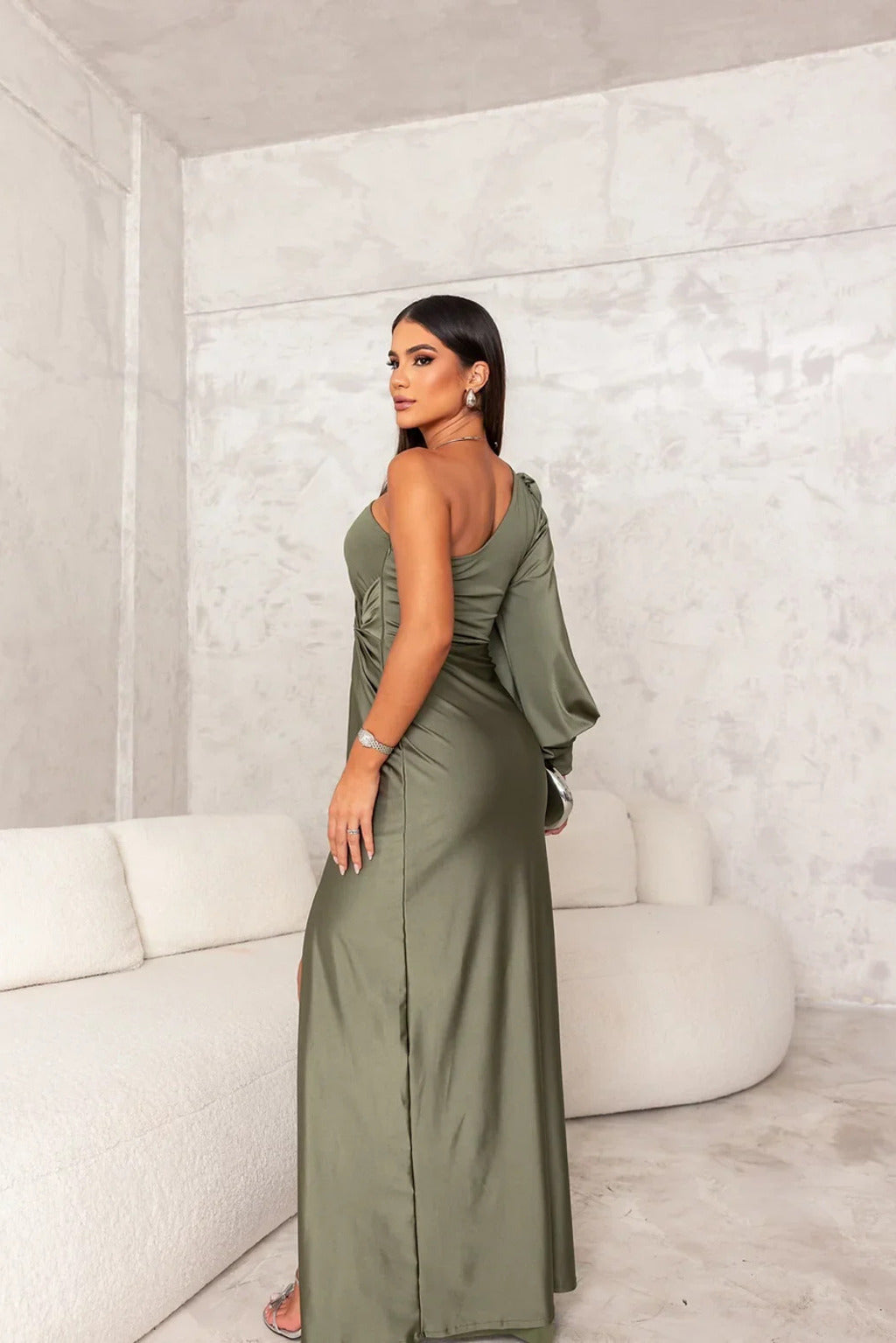 Daniela™ - Vestido Elegante De Noche Con Escote Asimétrico