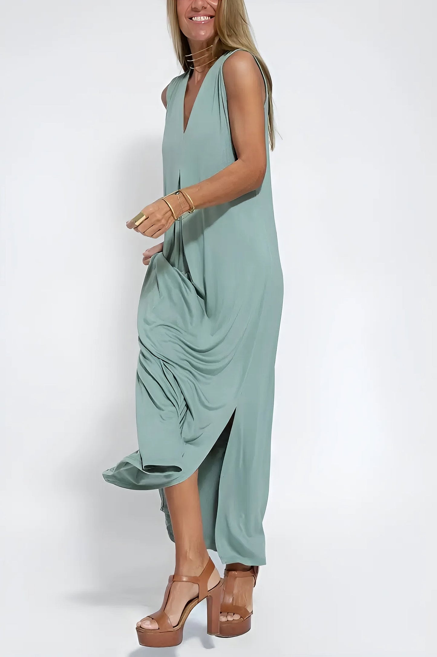 Valentina | Vestido Largo Elegante Con Cárdigan A Juego