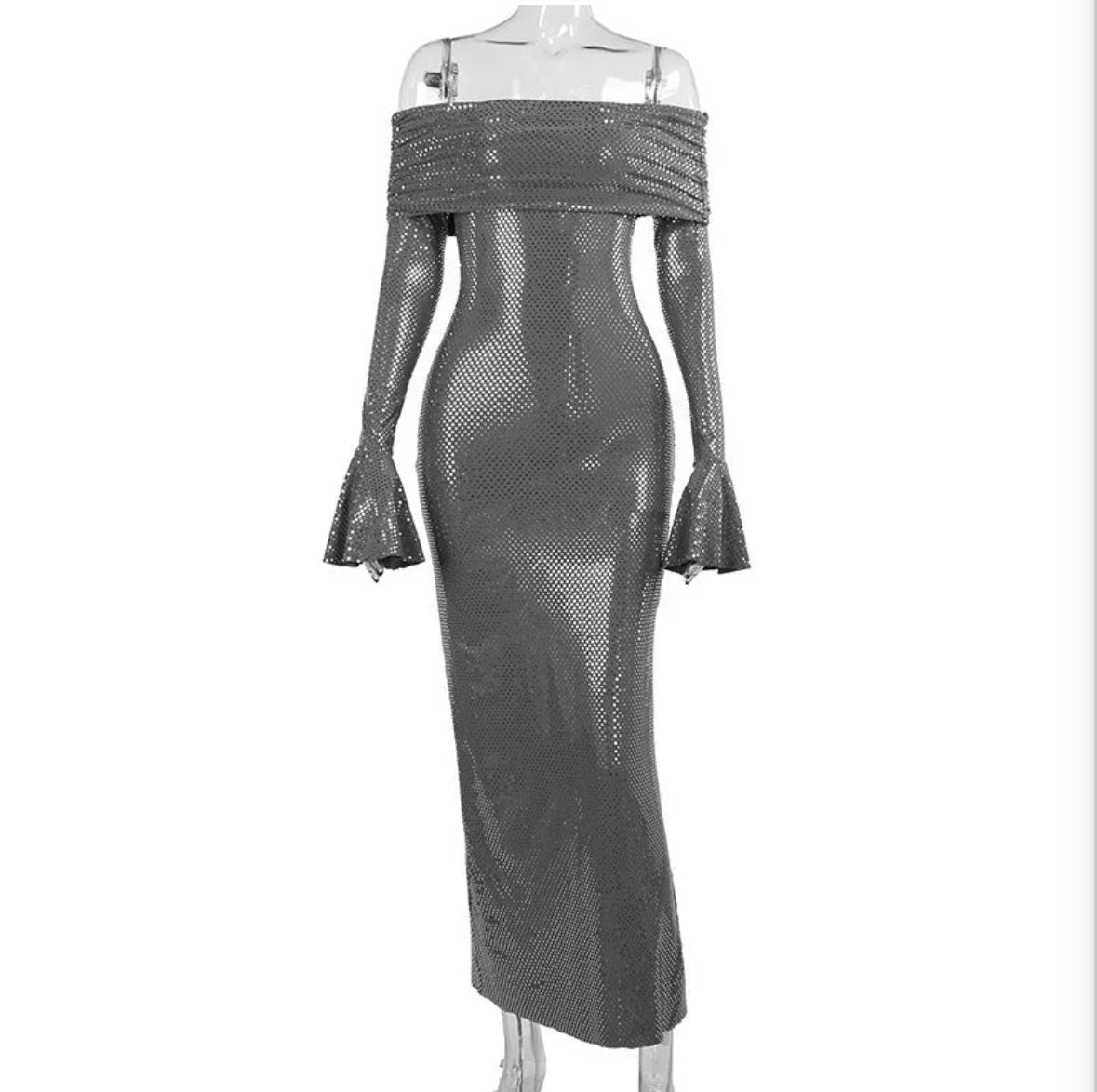 Lucero™ | Vestido Elegante Con Efecto Spray