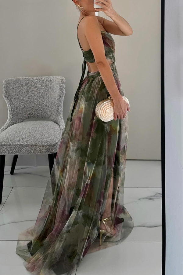 Gisela  - Maxi-Vestido Con Estampado Floral