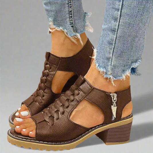 Gabriela | Sandalias Ortopédicas Con Comodidad De Tacón Premium