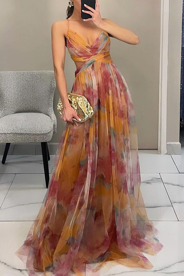 Gisela  - Maxi-Vestido Con Estampado Floral