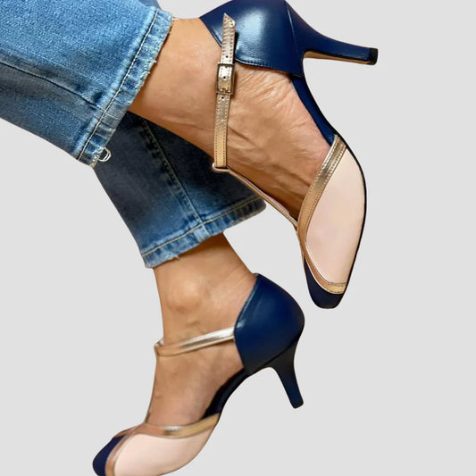 Fabiola | Zapatos Con Tacón Bicolores