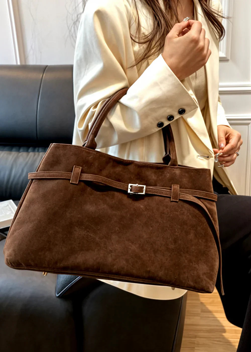 Celeste™ | Bolsa de Piel Nobuck BB