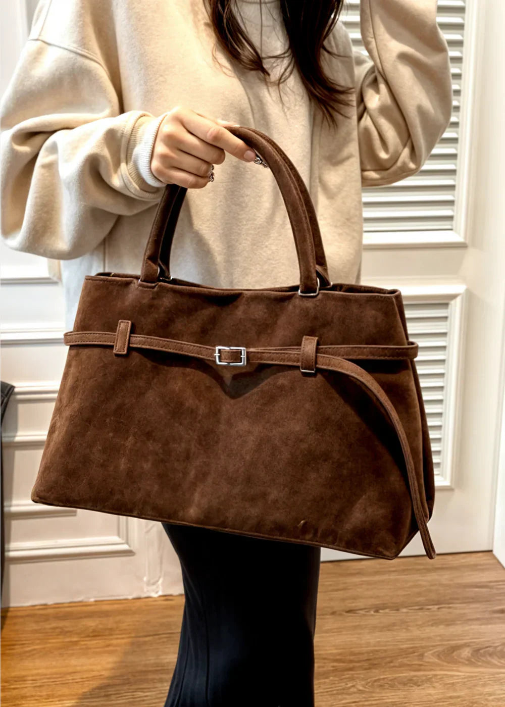 Celeste™ | Bolsa de Piel Nobuck BB
