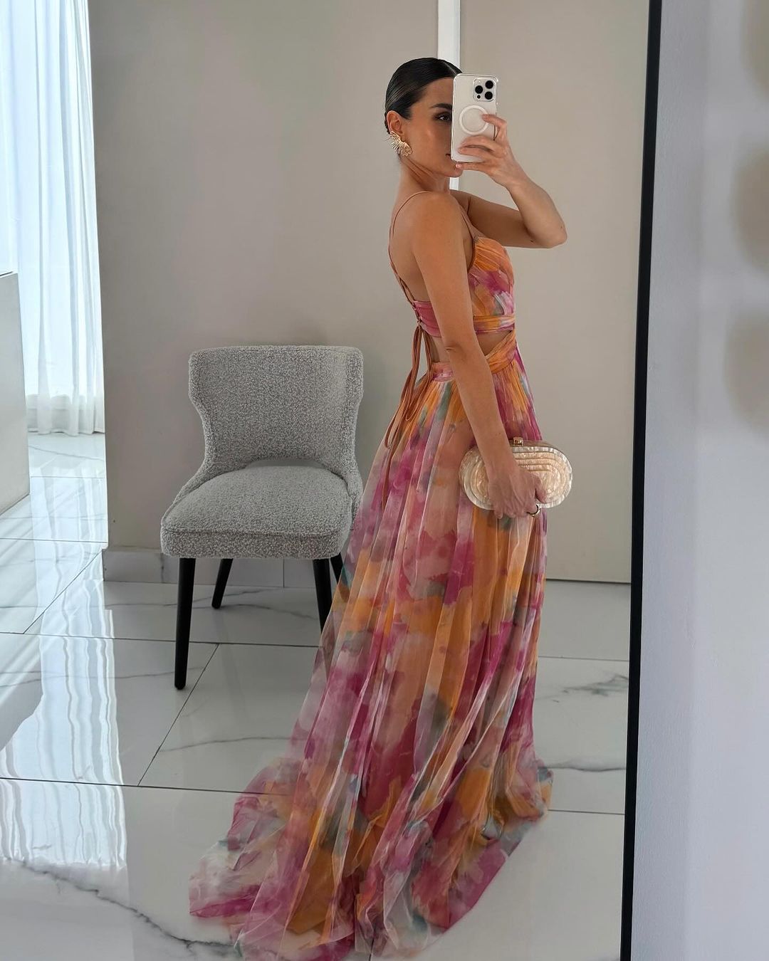 Gisela  - Maxi-Vestido Con Estampado Floral