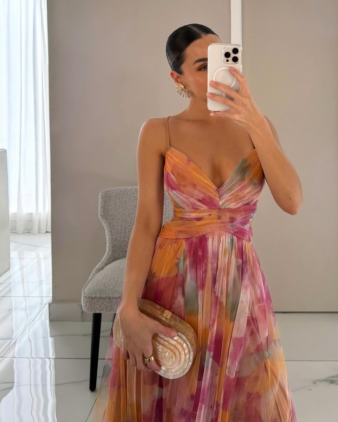 Gisela  - Maxi-Vestido Con Estampado Floral