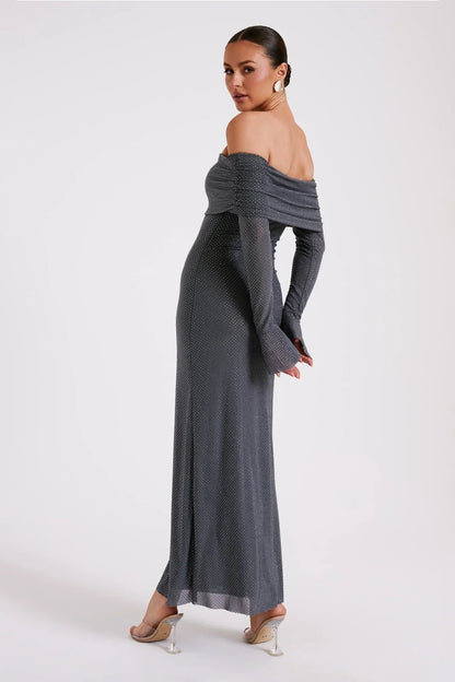 Lucero™ | Vestido Elegante Con Efecto Spray