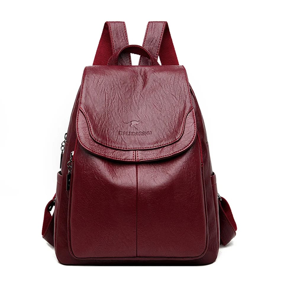 EDA™ - Mochila Antirrobo de Cuero