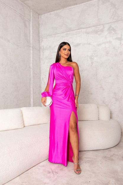 Daniela™ - Vestido Elegante De Noche Con Escote Asimétrico