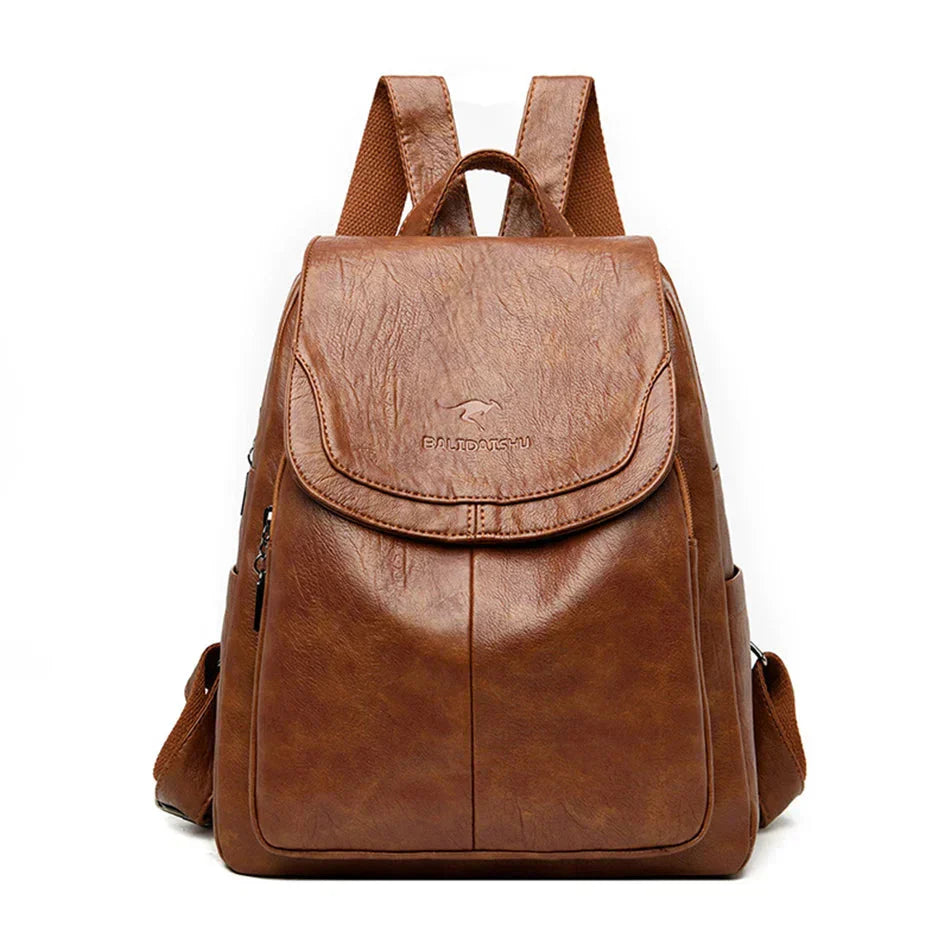 EDA™ - Mochila Antirrobo de Cuero
