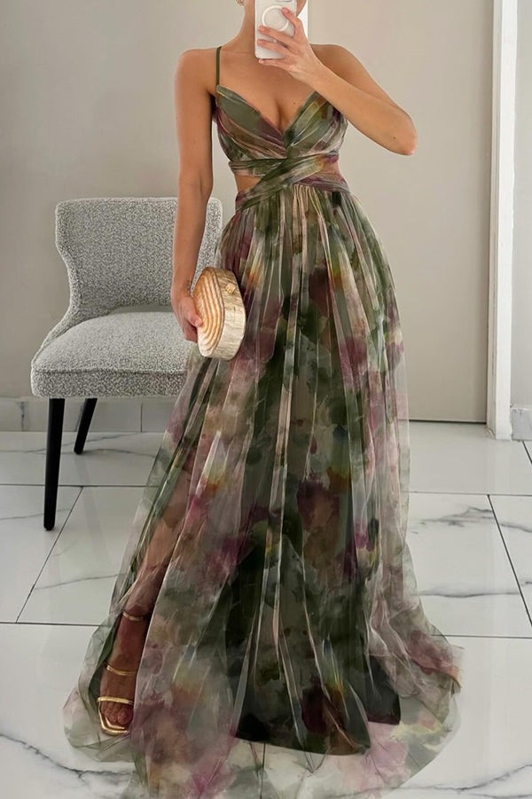 Gisela  - Maxi-Vestido Con Estampado Floral