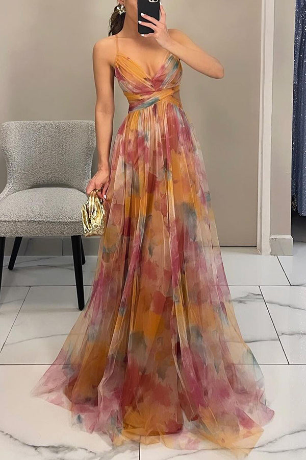 Gisela  - Maxi-Vestido Con Estampado Floral