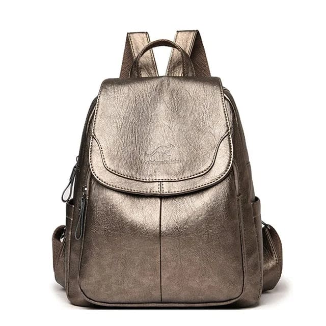 EDA™ - Mochila Antirrobo de Cuero