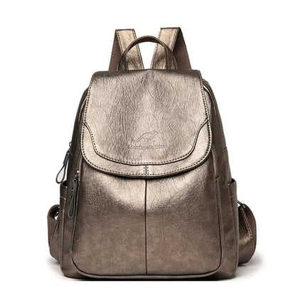 EDA™ - Mochila Antirrobo de Cuero