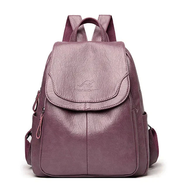 EDA™ - Mochila Antirrobo de Cuero