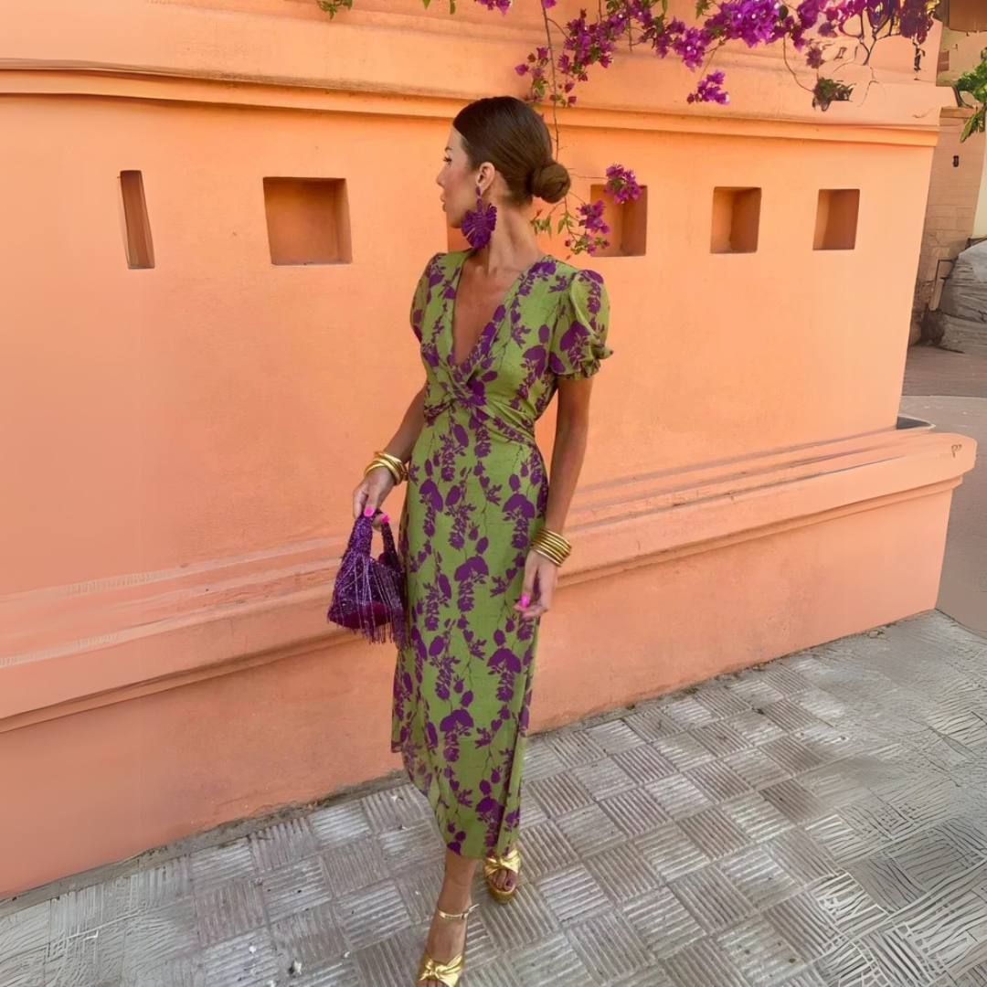 Daniela - Vestido Midi Floral
