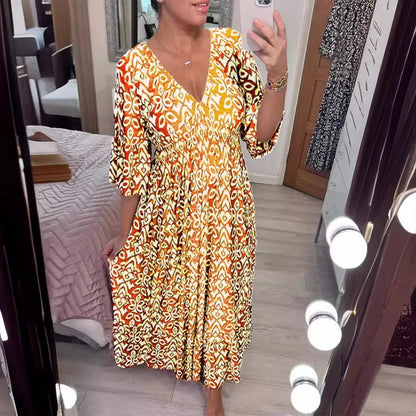 Alba | Vestido Largo Maxi Con Estampado Floral