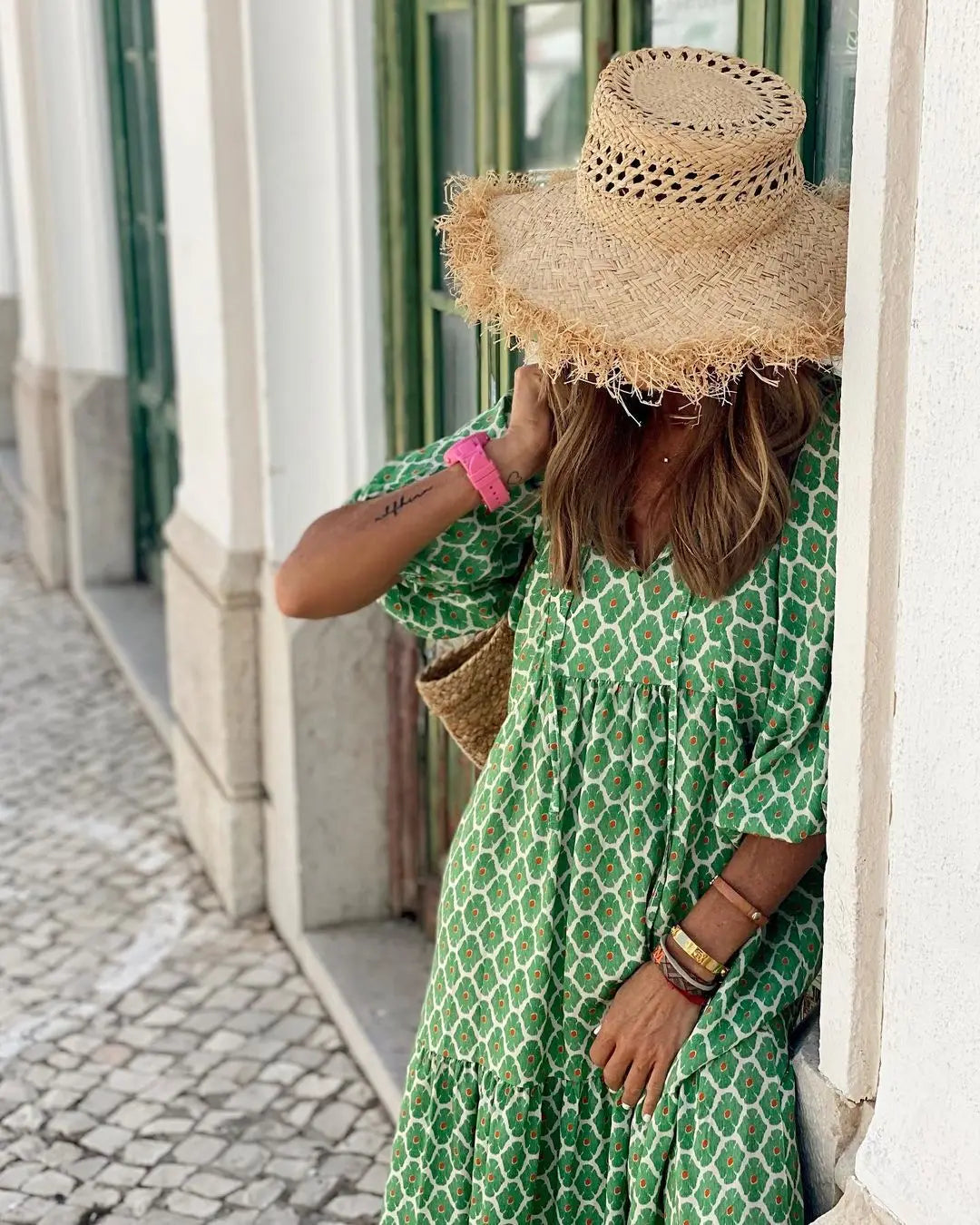 Kiara™ | Vestido Maxi Bohemio Floral