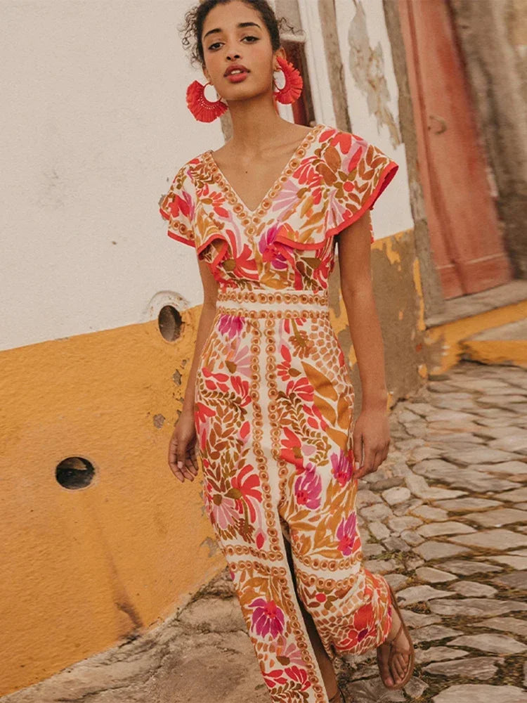 Paula - Vestido Con Diseño Bohemio
