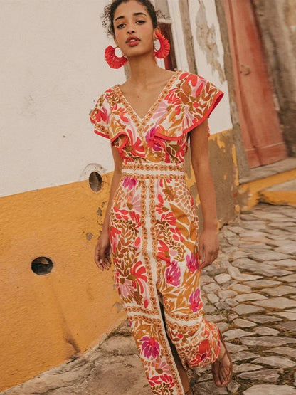 Paula - Vestido Con Diseño Bohemio