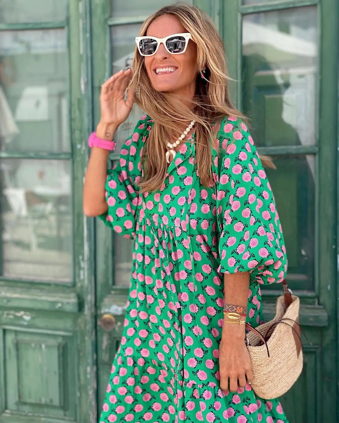 Kiara™ | Vestido Maxi Bohemio Floral
