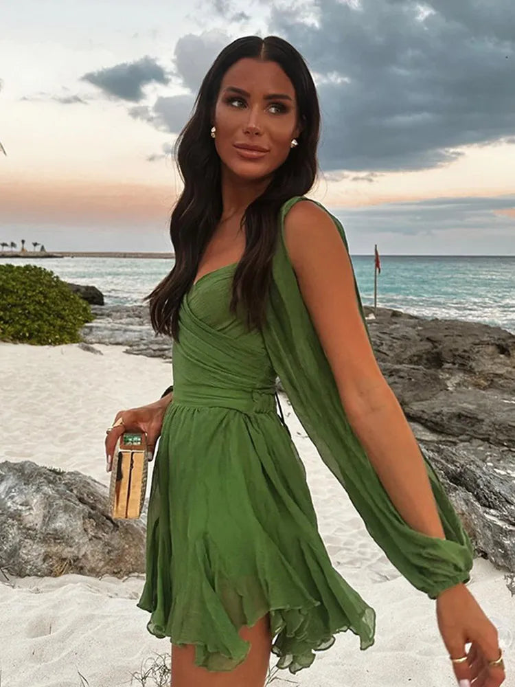 Alejandra - Vestido De Gasa Elegante