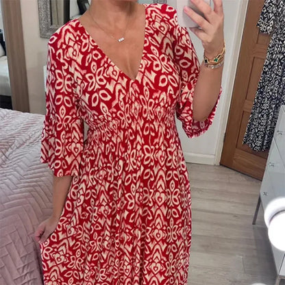 Alba | Vestido Largo Maxi Con Estampado Floral