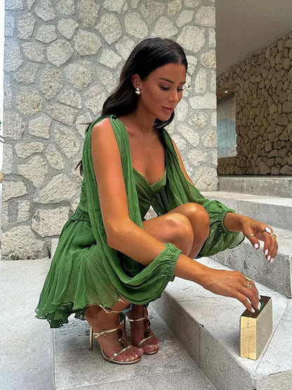 Alejandra - Vestido De Gasa Elegante
