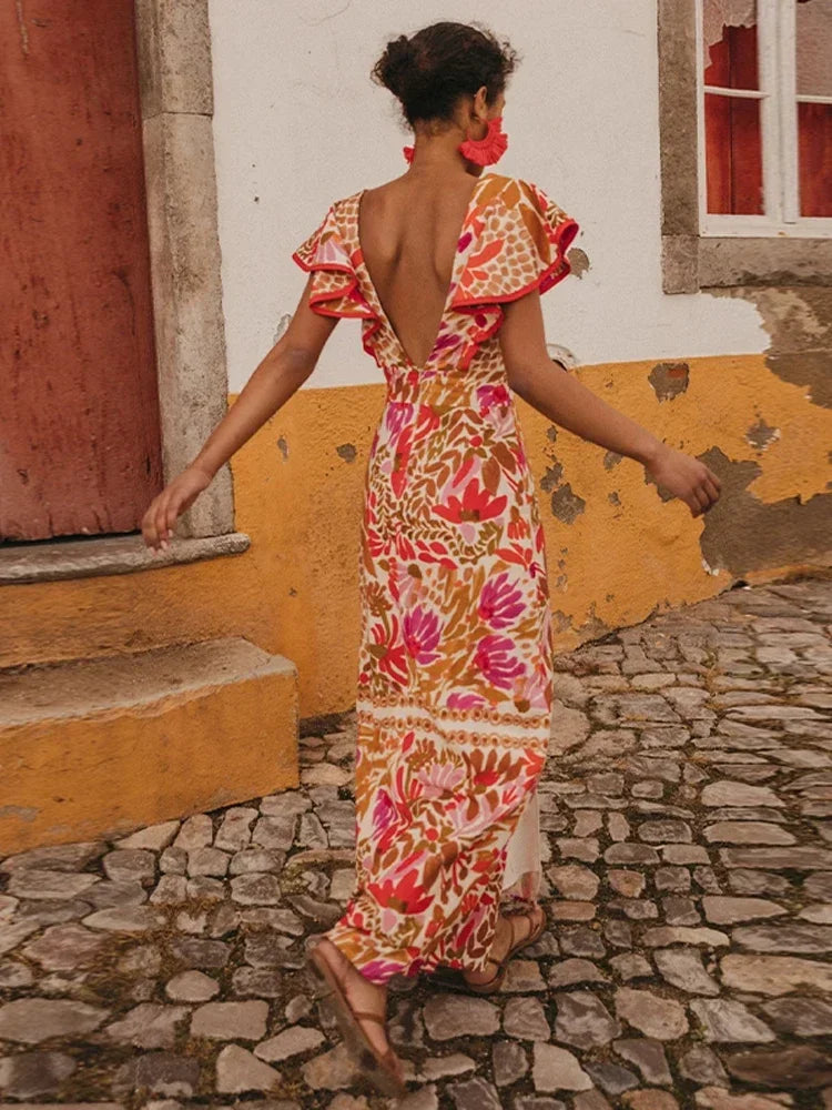 Paula - Vestido Con Diseño Bohemio
