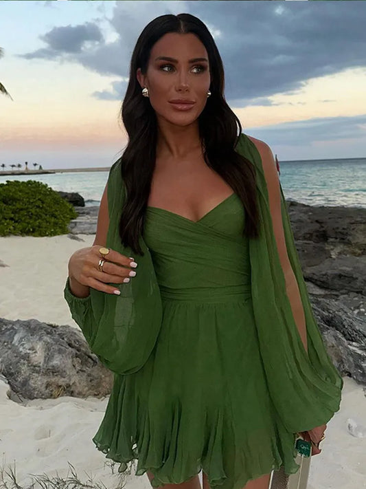 Alejandra - Vestido De Gasa Elegante