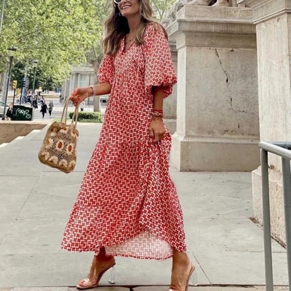 Kiara™ | Vestido Maxi Bohemio Floral