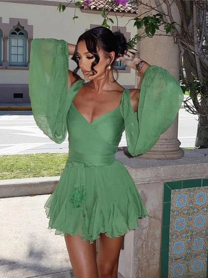 Alejandra - Vestido De Gasa Elegante