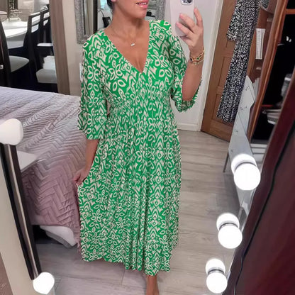 Alba | Vestido Largo Maxi Con Estampado Floral