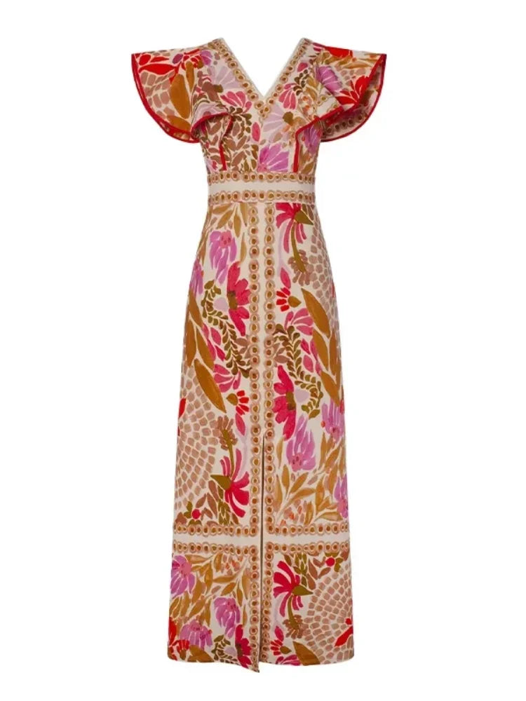 Paula - Vestido Con Diseño Bohemio