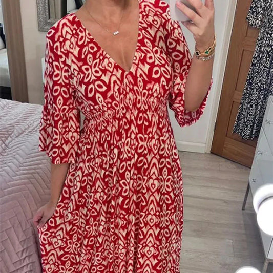 Alba | Vestido Largo Maxi Con Estampado Floral