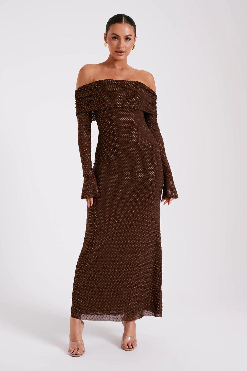 Lucero™ | Vestido Elegante Con Efecto Spray