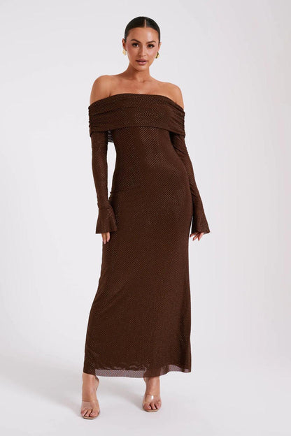 Lucero™ | Vestido Elegante Con Efecto Spray